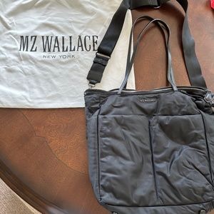 MZ Wallace Large Metro Quattro Black Nylon Tote Bag